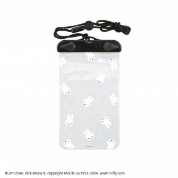 ミッフィー 防水ポーチ フェイス総柄 MF-493A