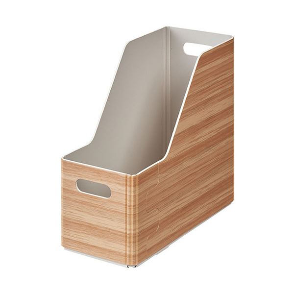 （まとめ）キングジム キーニスタッキングユニットボックス Sロング ナチュラル KW1012Lナチ 1セット(3個)【×5セット】