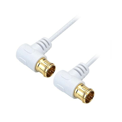 【5セット】 ホーリック 極細アンテナケーブル 3m ホワイト L字差込式-L字差込式 AC30-784WWX5 【5セット】 ホーリック 極細アンテナケーブル 3m ホワイト L字差込式-L字差込式 AC30-784WWX5