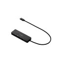 エレコム USB Type-C(TM)ハブ+1機能(SDカードスロット付き) ブラック U3H-MSD3007BBK(2)