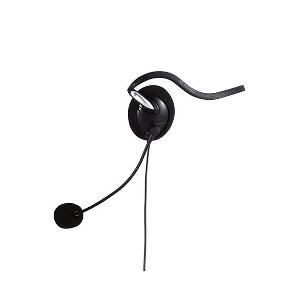 エレコム 両耳USBネックバンドヘッドセット HS-NB03SUBK