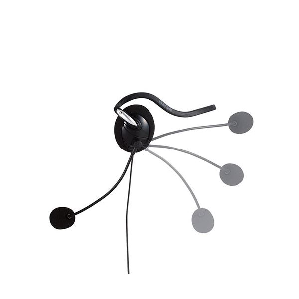 エレコム 両耳USBネックバンドヘッドセット HS-NB03SUBK