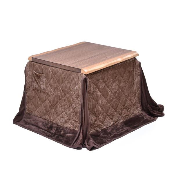 ダイニングこたつ こたつ テーブル 長方形 セット こたつ布団 ハイタイプ ダイニング こたつ布団セット 90×75 1人用 パーソナルこたつ ダイニングこたつテーブル 一人 一人暮らし 布団 コタツ デスク 机 おしゃれ 炬燵 高脚こたつ こたつ本体 布団セット 2点 ブラウン