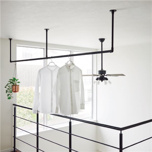 【送料込・まとめ買い×6点セット】小久保工業所 PH 伸縮バスタオル ハンガー 室内干し KL-074(4956810841400)