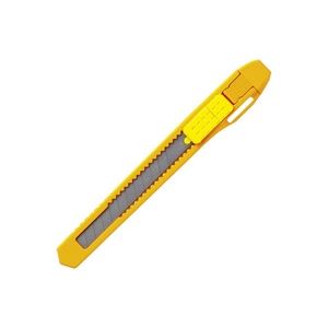 （まとめ）プラス カッターナイフS CU-103 イエロー【×30セット】