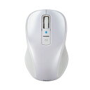 Digio デジオ Bluetooth5 静音3ボタンBlueLEDマウス ホワイト MUS-BKT174W(2)