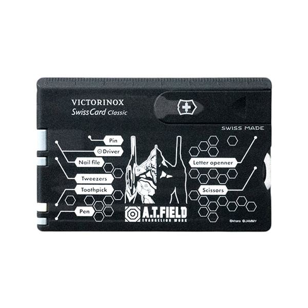 角利産業 A.T.FIELD ビクトリノックス スイスカード 10機能のマルチツール エヴァンゲリオン EVANGELION 初号機 ATF-1601