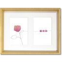 ユーパワー ナチュラル雑貨アートフレーム 「Rose」