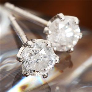 Pt900 ダイヤモンドピアス 0.3ctピアス プラチナ