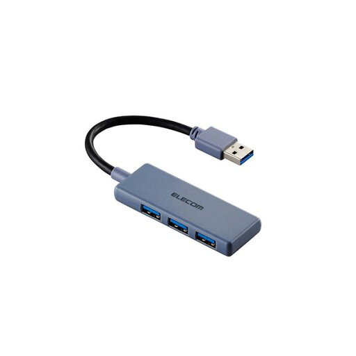 エレコム USB 5Gbpsハブ 3ポート ネイビー U3H-H030NV エレコム USB 5Gbpsハブ 3ポート ネイビー U3H-H030NV