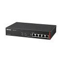 バッファロー レイヤー2 GigaPoEアンマネージスイッチ 5ポート ブラック BS-GU2105P 1台(2)