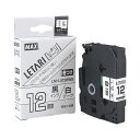 【3セット】 MAX マーキング用テープ 8m巻 幅12mm 黒字・白 LM-L512BWS LX90649X3