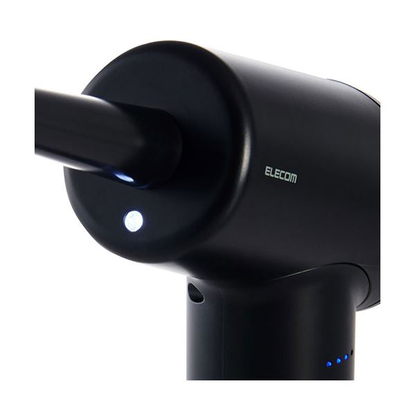 エレコム 電動エアダスター 3種類のノズル付き ブラック AD-ALB01BK