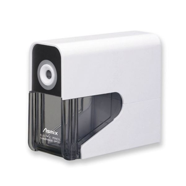 アスカ 乾電池式電動シャープナーホワイト DPS30W 1台