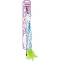 (まとめ)ファーテイルじゃらし ブルー (猫用玩具) 【×5セット】(4)