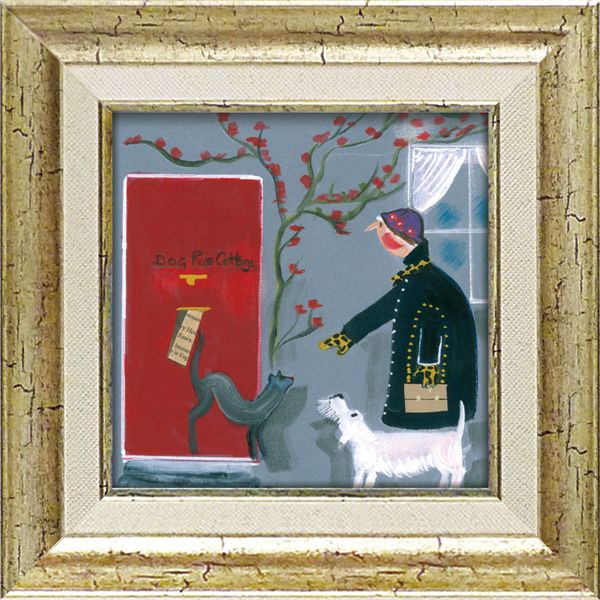 ユーパワー ジェニファー・ヴェルニー=フランクス Gel加工 アートフレーム 「トラスト ミー」(3)