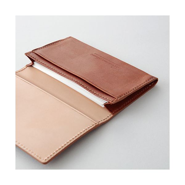 QUOLIのレイメイ藤井 ロロマクラシック 名刺入れ レッド NN8100R｜アングル2