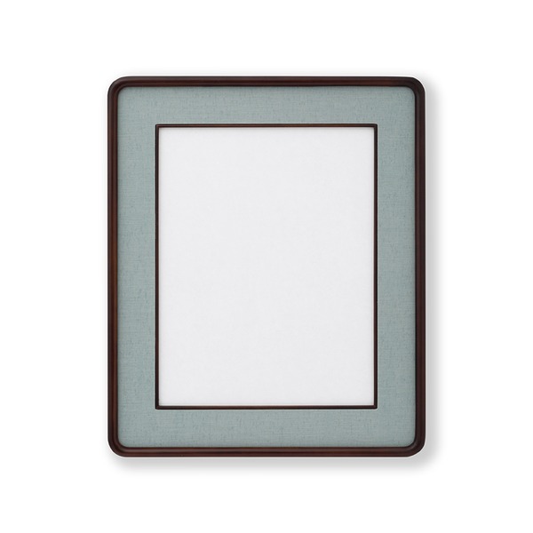 角が丸い色紙額 布マット木製色紙額 隅丸布マット色紙4号(333×242mm) 日本製 青磁
