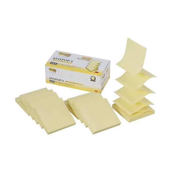 3M Post-it |XgCbg GRmpbN |bvAbvm[g CG[ 3M-6541POP-Y