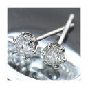 プラチナ0.3ct ダイヤモンドピアス(4)