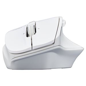 Digio2 無線 高速スクロール静音マウス 5ボタン／BlueLED MUS-RKF164NWH ホワイト