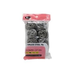 【まとめ】 オカザキ ステンレスタワシ10g 8個入 【×10セット】 【まとめ】 オカザキ ステンレスタワシ10g 8個入 【×10セット】