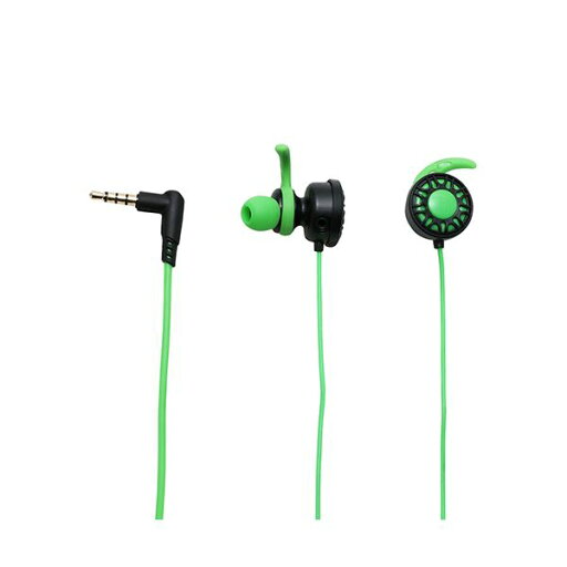 MCO ゲーミングヘッドセット カナル式 グリーン GMA-HS01/GN MCO ゲーミングヘッドセット カナル式 グリーン GMA-HS01/GN