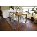 フロアマット 連結タイプ 約270cm×300cm (90×300 3枚) 日本製 密着性軽減 アキレス NEO 抗菌SIAA 透明 ダイニング 保護マット【代引不可】(3)