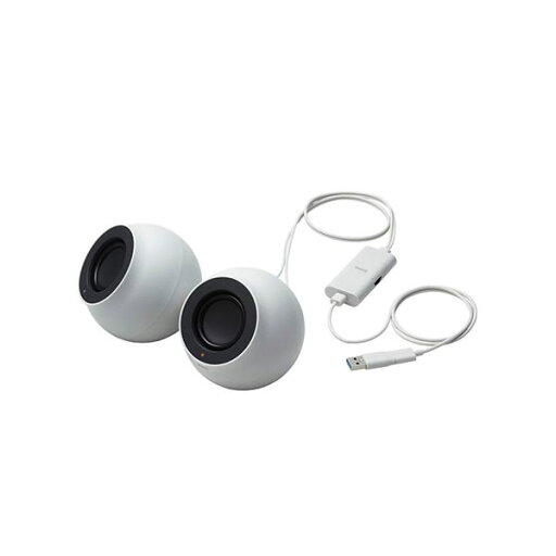 エレコム パソコン用2.0chスピーカー Stina SP-P10CUSBシリーズ ホワイト SP-P10CUSBWH エレコム パソコン用2.0chスピーカー Stina SP-P10CUSBシリーズ ホワイト SP-P10CUSBWH