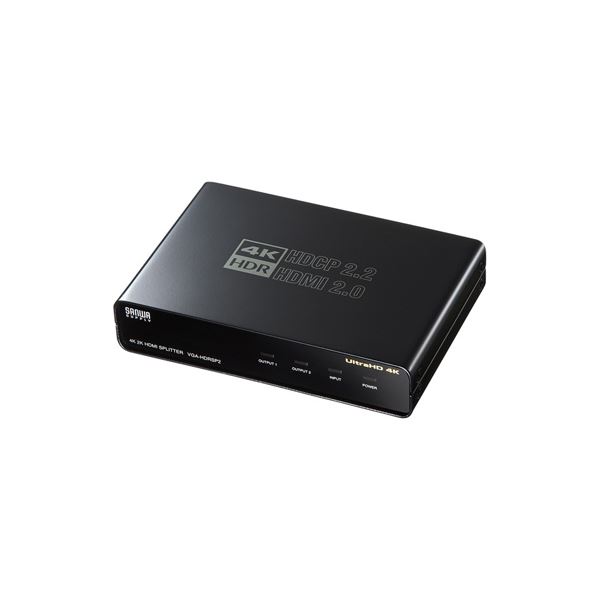 サンワサプライ 4K／60Hz・HDR対応HDMI分配器（2分配） VGA-HDRSP2