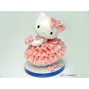 Hello Kitty ハローキティ レースドール 陶製人形 ピンク 磁器 高さ14×ベース径11cm 日本製【代引不可】