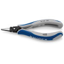 KNIPEX(クニペックス)3442-130 精密プライヤー ヒラ クロスメッシュ
