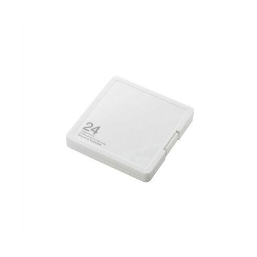 (まとめ)エレコム SD/microSDカードケース(プラスチックタイプ) CMC-SDCPP24WH【×5セット】 (まとめ)エレコム SD/microSDカードケース(プラスチックタイプ) CMC-SDCPP24WH【×5セット】