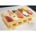 寿司メーカー/調理器具 【耐熱温度120℃】 食洗機対応 ダブルエンボス加工 『とびだせ!おすし』 〔キッチン 台所〕