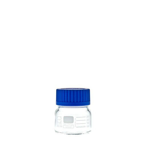 【柴田科学】ねじ口びん 広口 青キャップ付 250mL【10個】 017250-250A 【柴田科学】ねじ口びん 広口 青キャップ付 250mL【10個】 017250-250A