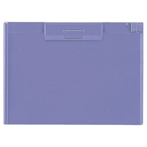 (まとめ) リヒトラブ クリップボード B5ヨコ ブルーバイオレット A-982U-23 1枚 【×10セット】