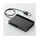 エレコム メモリリーダライタ/USBハブ付/SD+MS+CF+XD/ブラック MR-C24BK(2)