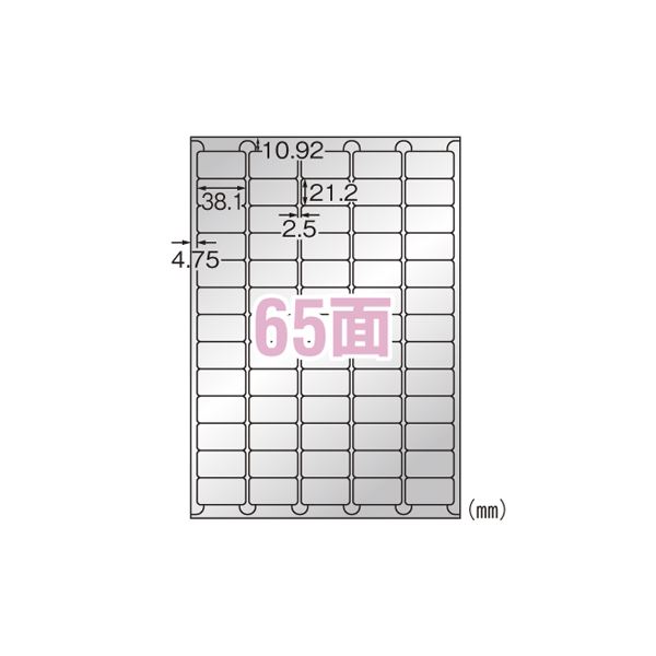 (まとめ) エーワン 屋外でも使えるサインラベルシール ツヤ消しフィルム・シルバー 備品・表示用 31059 5枚入 【×2セット】