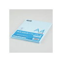 (まとめ) TANOSEE αエコカラーペーパーII A4 スカイブルー 少枚数パック 1冊(100枚) 【×15セット】(3)