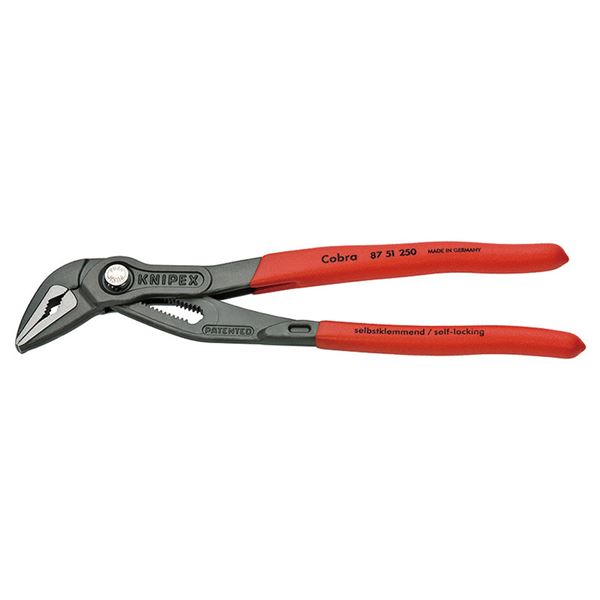 KNIPEX(クニペックス)8751-250 コブラエクストラスリムウォーターポンププライヤー(SB