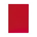 (まとめ) クリップファイル〈ダブル〉発泡美人 A4判タテ型 FB-2036-20 レッド 1枚入 【×3セット】