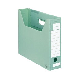 (まとめ) コクヨ ファイルボックス-FS(Dタイプ) A4ヨコ 背幅75mm 緑 A4-SFD-G 1セット(5冊) 【×4セット】