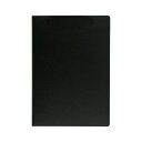 (まとめ) クリップファイル〈ダブル〉発泡美人 A4判タテ型 FB-2036-60 ブラック 1枚入 【×3セット】