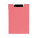 (まとめ) クリップファイル 発泡美人 A4判タテ型 FB-2016-21 ピンク 1枚入 【×5セット】