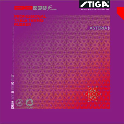 STIGA(スティガ) 裏ソフトラバー ASTERIA S(アステリア S) RED 特厚 STIGA(スティガ) 裏ソフトラバー ASTERIA S(アステリア S) RED 特厚