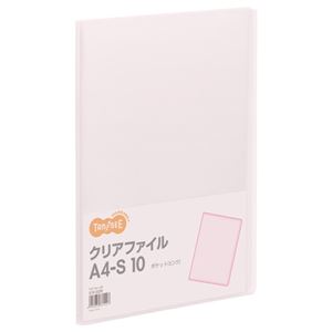 (まとめ) TANOSEE クリアファイル A4タテ 10ポケット 背幅8mm ピンク 1冊 【×50セット】 (まとめ) TANOSEE クリアファイル A4タテ 10ポケット 背幅8mm ピンク 1冊 【×50セット】