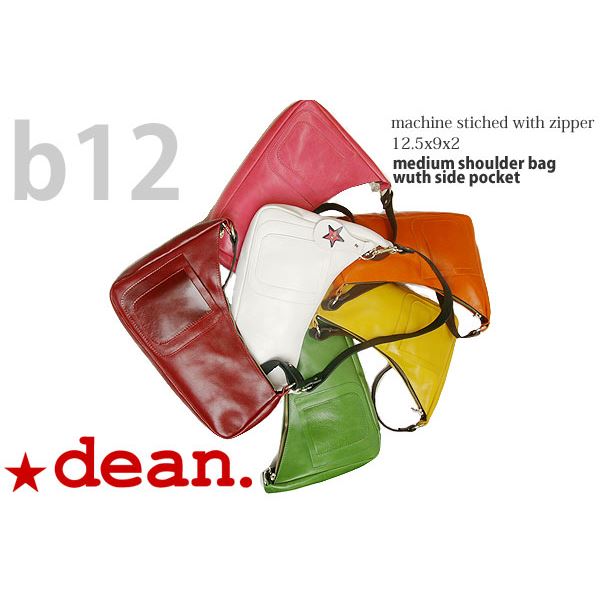 ★dean(ディーン) medium shoulder ハンドバッグ 白