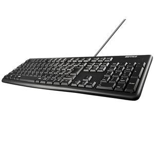 バッファロー(サプライ) USB接続 有線スタンダードキーボード ブラック BSKBU100BKZ