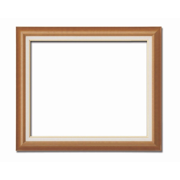 〔 油額 〕 油絵額 キャンバス額 木製油絵額 茶色油絵額 F20号 727×606mm チーク 額 額縁 フレーム