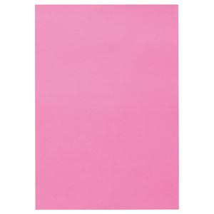 （まとめ） TANOSEE 色画用紙 四つ切 こいもも 1パック（10枚） 【×15セット】